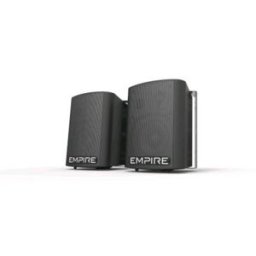 Empire Wall 250 Mic Casse Amplificate 250 W Con Ingresso Microfonico Jack 6.3mm + Porta Usb Nero