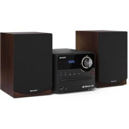Sharp Xl-B517d(Br) Micro Hi-Fi Radio Dab Dab+ Fm Bluetooth Cd-Mp3 Usb 45 W Nero Marrone