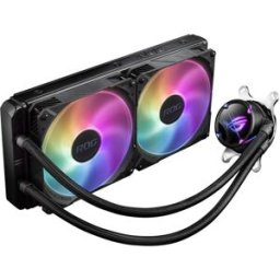 Asus Tuf Gaming Lc 240 Argb Dispositivo Di Raffreddamento A Liquido All-In-One, Cooler Cpu, Supporto Intel Lga 1700 E Amd Am5, 2 Ventole Tuf Gaming Argb Da 120 Mm, Aura Sync, Nero