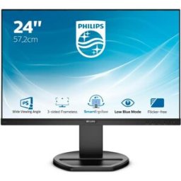 Philips 230b8qjeb/00 22.5 Led Ips Full Hd 6ms 60 Hz Lowblue Hdmi Dvi-D Vga Displayport Altoparlanti Incorporati Black