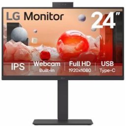 LG Monitor 23,8 Led Ips 100hz 16:9 Fhd 5ms 250 Cdm, Webcam, Pivot, Usb-C Dock, Dp/hdmi, Multimediale