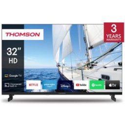 Thomson 32hg2s14 Smart Tv 32 Pollici Hd Ready Display Lcd Sistema Google Tv Colore Nero