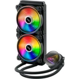 Adata Xpg Levante X 240 Argb All-In-One Argb Cpu Liquid Cooler Dissipatore A Liquido Dual Fan 2 Ventole X 120mm Nero