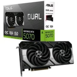 Asus Dual-Rtx5070-O12g Nvidia Geforce Rtx 5070 12 Gb Gddr7 Dual Fan Pci Express 5.0 - 1 X Hdmi 3 X Displayport