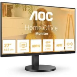 AOC Monitor 27 Led Ips 4k Uhd 16:9 4ms 350 Cdm, Reg Altezza, Usb-C Dock, Hdmi, Multimediale