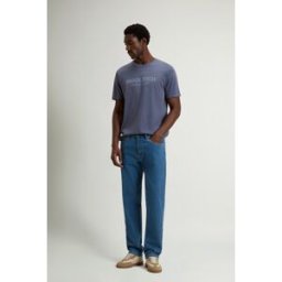 Woolrich uomo Pantaloni in denim elasticizzato Blu Taglia 32