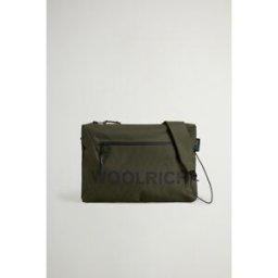 Woolrich unisex Borsa a tracolla con logo in X-PAC by Todd Snyder Verde Taglia ONE