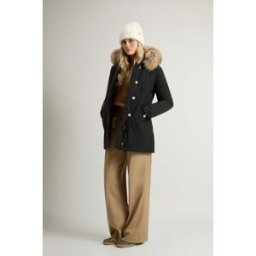 Woolrich donna Arctic Parka in Urban Touch con pelliccia removibile Nero Taglia L