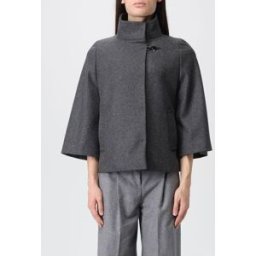 Fay Cappa corta in misto lana e cashmere Grigio Taglia L