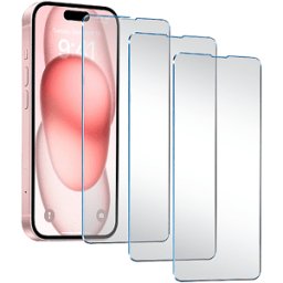 PHONIX VETRO TEMPERATO pellicola iPhone 15 confezione 3pz