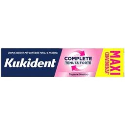 PROCTER & GAMBLE SRL Kukident Complete Tenuta Forte - Procter & Gamble - 70 g crema - Crema adesiva per dentiere totali e parziali