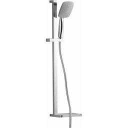 Deante SALISCENDI DOCCIA TEXAS CROMO 2 GETTI INTERASSE FISSO ASTA H 788 mm