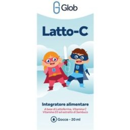 GLOB RESEARCH Srls Glob Research Latto C Integratore Alimentare Pediatrico per Difesa Immunitaria 20ml