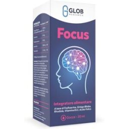 GLOB RESEARCH Srls Glob Research Focus Integratore per Memoria e Concentrazione 20ml