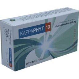 OFFICINE NATURALI Kappaphyt 10 Integratore di Lattoferrina e Beta Glucani 20 compresse 650mg