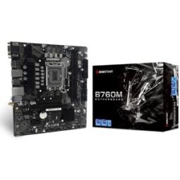 Biostar B760mx2-E D4 Scheda Madre Intel B760 Lga1700 Micro Atx 2xddr4 Vga Hdmi Dvi Pcie 4xsata M.2 Matx