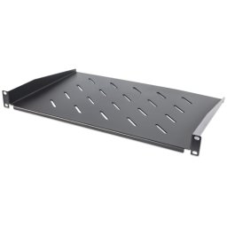 CHAROLA RACK 19 INTELLINET,714884, 1U, 30CM VENT. 25KG