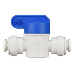 PPSV040808W Válvula Recta John Guest conexión rápida de 1/4" para tubing