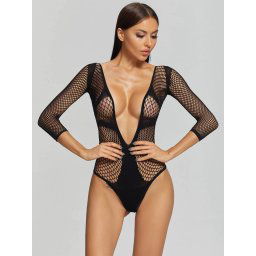 Lencería Body Mallas Sexy Cobertura