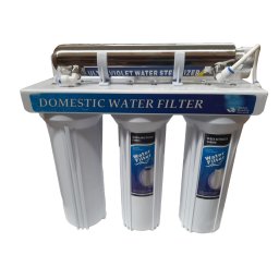 PURIFICADOR DE AGUA 4 Etapas Con UV de 12 watts 4 LPM