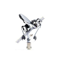 Llave de resorte para bebedero de latón cromada