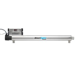 Sistema UV Sterilight inox.S8Q-PA,Alarma,8-15.5GPM, 37W,3/4",ICE