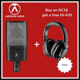 Austrian Audio - OC16 Micrófono de precisión con patrón cardioide