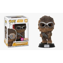 Funko Pop Star Wars Chewbacca 239 Flocked Boxlunch DAÑO