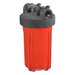 HF45HT-10RDBK10 Portafiltros de 4.5" x 10" para Alta Temperatura 1" 74°C