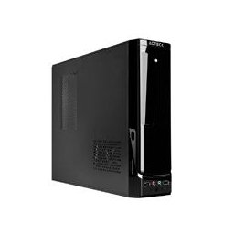 GABINETE ACTECK ATOM GS240 / MICRO TORRE SLIM / MICRO ATX, MINI ITX / FUENTE DE PODER SFX 450W / LECTOR DE TARJETAS / METAL / NEGRO / AC-929042