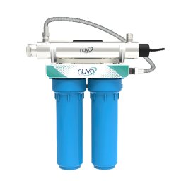 UVNUVO Purificador de agua por LUZ UV 16 Watts 3 etapas 8 LPM 1/2