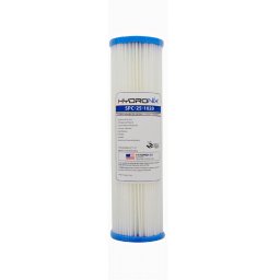 Hydronix SPC-25-1020 Cartuchos plisados 20 micras de poliéster