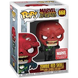 Funko Pop Marvel Zombies Zombie Red Skull 668 Marvel Exclusive