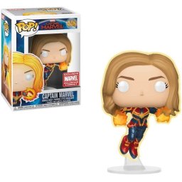 Funko Pop Captain Marvel 446 Glows Marvel Exclusive