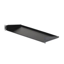 CHAROLA ESTANTE FIJO VOLADIZO UNIVERSAL 1U DE 19 PARA RACK ARMARIO - EN ACERO - 15KG - 7 DE PROFUNDIDAD - NEGRO - STARTECH.COM MOD. CABSHELF1U