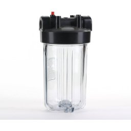 HF45-10CLBK10PR Hydronix Portafiltro Transparente 41/2"Øx10"Válv.Alivio 1
