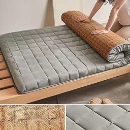  Colchoneta plegable para dormitorio de estudiante,  antideslizante, tradicional japonesa de futón, tatami, colchoneta de suelo  para cama o dormitorio : Hogar y Cocina