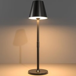 Lámpara de escritorio LED sin cable con sensor táctil para restaurante,  bar, lámparas de mesa Art Deco recargables, lámpara de escritorio de metal