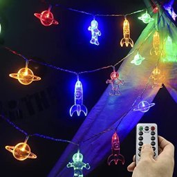 Lámpara Luz Noche LED Infantil Proyector Estrellas en forma de Reno