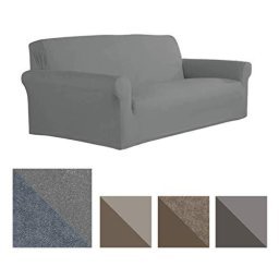 LOKATSE HOME Sofá biplaza tapizado, cómodo y moderno, muebles de interior  para sala de estar, dormitorio, oficina, beige