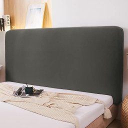 ZZYK Funda protectora elástica para cabecero de cama, color sólido, a  prueba de polvo, para decoración de dormitorio, funda de cabezal de cama