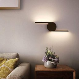 Lámpara de pared LED creativa, tipo de interior, luz de pared de aluminio,  luz de pared, luces de noche para dormitorio, cabecera, pasillo, decor