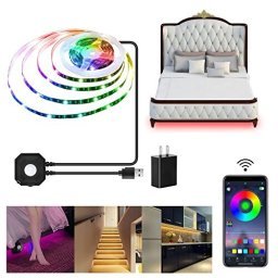 PHOPOLLO Smart WiFi luces LED de 100 pies para el dormitorio, con  sincronización con música, luces de tira LED compatibles con Alexa y Google  Home