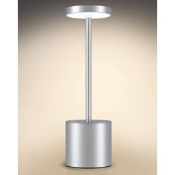Lámpara recargable con pilas, luz plegable y portátil, 8 brillos  regulables, lámpara inalámbrica recargable, mini lámpara inalámbrica,  lámpara de