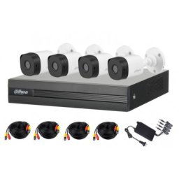 Kit de Videovigilancia Dahua 4 canales Dahua Technology DH-KIT/XVR1B04-I/4-B1A11N-0360B