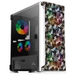 GABINETE HOLLOW 2500 ATX,C/T 3VEN ARGB/MESH/ Yeyian