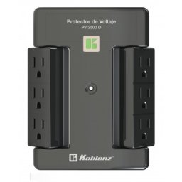 Protector de voltaje, 2500 VA /2000 W, 6 cont KOBLENZ PV-2500 D
