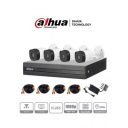 Kit de Videovigilancia Dahua Technology KIT/XVR1A04-I/4-B1A21N-0360B