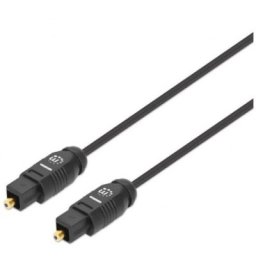 Cable de Audio Digital Optico Toslink MANHATTAN 356091