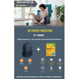 Kit Mochila + Antivirus PERFECT CHOICE PC-990086
